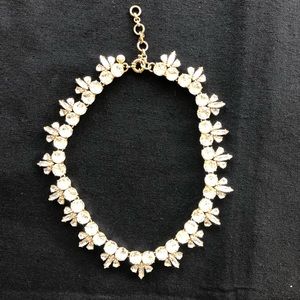 J. Crew Crystal/Glass Statement Necklace